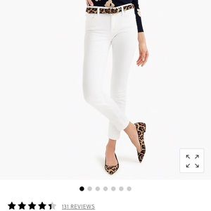 J. Crew 8” Toothpick Jeans